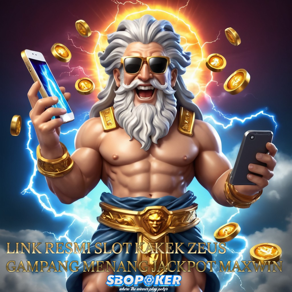 SBOPOKER 💫 LINK SLOT KAKEK ZEUS X1000 RESMI GAMPANG MENANG JACKPOT MAXWIN HARI INI